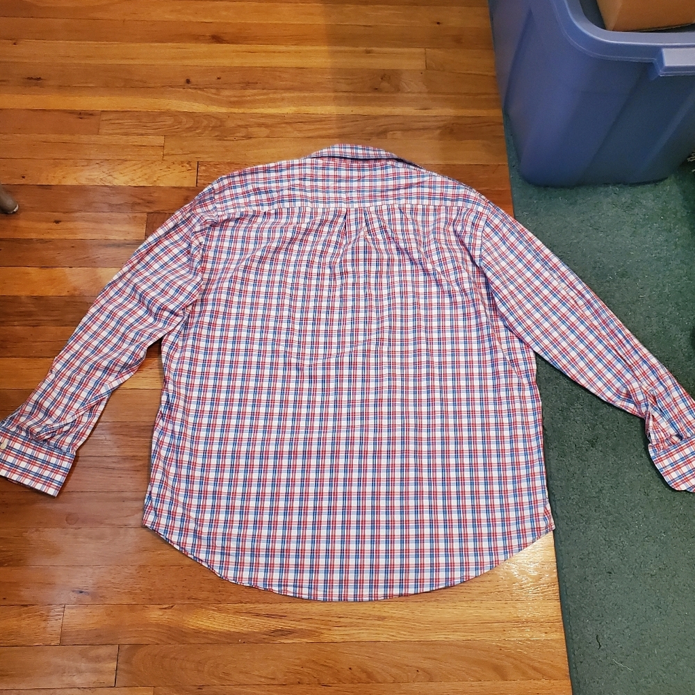 Peter Millar Checkered Long Sleeve Button Down Dress Shirt - Picture 4 of 7
